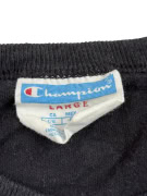 CHAMPION Maglia a maniche lunghe 90s con logo Spellout nera UNISEX taglia L