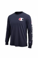 CHAMPION ΜΑΚΡΥΜΑΝΙΚΗ ΜΠΛΟΥΖΑ BIG LOGO ΜΠΛΕ UNISEX M