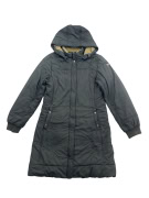 Champion Giacca Parka Vintage con Logo Grigio Scuro Unisex M