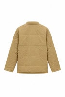 90s CHAMPION PUFFER JACKET MINIMAL BEIGE ΑΝΤΡΙΚΟ PRE OWNED XL