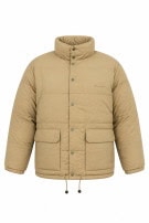 90s CHAMPION PUFFER JACKET MINIMAL BEIGE ΑΝΤΡΙΚΟ PRE OWNED XL