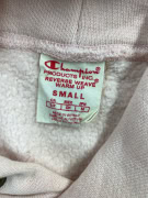 CHAMPION Reverse Weave Φούτερ Hoodie Vintage Με Λογότυπο Μπεζ Unisex S