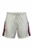 CHAMPION pantaloncini da bagno logo bianco/bordeaux unisex XL
