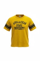CHAMPION T-SHIRT APPALACHIAN STATE UNIVERSITY LOGO VINTAGE GIALLO UNISEX M usato