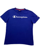 CHAMPION T-SHIRT CASUAL LOGO ΜΠΛΕ ΑΝΔΡΙΚΟ M