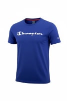 CHAMPION T-SHIRT CASUAL LOGO ΜΠΛΕ ΑΝΔΡΙΚΟ M