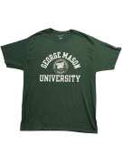 CHAMPION T-SHIRT GEORGE MASON UNIVERSITY ΠΡΑΣΙΝΟ UNISEX L pre-owned