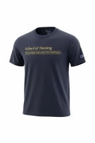CHAMPION T-SHIRT GEORGE WASHINGTON UNIVERSITY LOGO ΜΠΛΕ UNISEX M