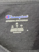 CHAMPION T SHIRT GRAPHIC BLACK MEN PRE OWNED M