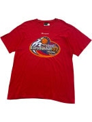 CHAMPION T SHIRT GRAPHIC SPORTSWEAR ΚΟΚΚΙΝΟ ΑΝΤΡΙΚΟ PRE OWNED L