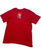 CHAMPION T SHIRT GRAPHIC SPORTSWEAR ΚΟΚΚΙΝΟ ΑΝΤΡΙΚΟ PRE OWNED L