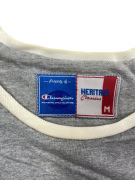 Champion T-Shirt Heritage Classics Logo Γκρι Γυναικείο Medium