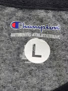 CHAMPION T SHIRT MINIMAL GREY MENS PRE OWNED L