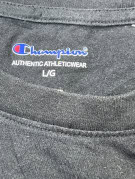 CHAMPION T SHIRT SPELL OUT ΜΑΥΡΟ ΓΥΝΑΙΚΕΙΟ PRE OWNED L