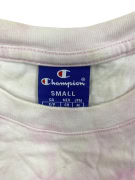 Champion Tie-Dye Logo T-Shirt White Pink Women’s S
