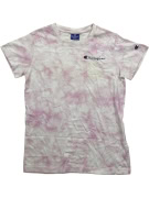 Champion Tie-Dye Logo T-Shirt White Pink Women’s S
