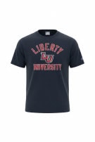 CHAMPION T SHIRT VINTAGE COLLEGIATE NAVY ΑΝΤΡΙΚΟ PRE OWNED M