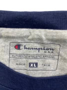 CHAMPION T-SHIRT VINTAGE SMALL LOGO BLUE MEN'S XL
