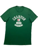 CHAMPION T-SHIRT VINTAGE STYLE PRINT ΠΡΑΣΙΝΟ ΑΝΔΡΙΚΟ L