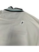 CHAMPION TRACK JACKET ΛΕΥΚΟ ΜΕ ΡΙΓΕΣ ΤΥΡΚΟΥΑΖ & ΦΕΡΜΟΥΑΡ - M