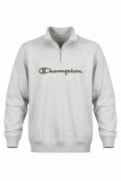 CHAMPION ZIP CREWNECK MINIMAL OFF WHITE MEN PRE OWNED L