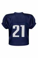 CHAMPRO ΓΚΑΖΕΤΑ FOOTBALL JERSEY ΑΘΛΗΤΙΚΟ NAVY UNISEX PRE OWNED XS