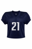 CHAMPRO ΓΚΑΖΕΤΑ FOOTBALL JERSEY ΑΘΛΗΤΙΚΟ NAVY UNISEX PRE OWNED XS