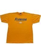 Champs Sports Florida Basketball T-Shirt Logo Κίτρινο Unisex XL