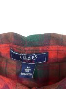 CHAPS DENIM Πουκάμισο Καρό Casual Vintage Κόκκινο/Πράσινο Ανδρικό M