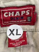 CHAPS DENIM CARGO SHORTS WORKWEAR BEIGE MENS PRE OWNED XL