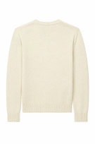 CHAPS MAGLIONE LAVORATO A MAGLIA MINIMAL CREMA UOMO PRE OWNED L