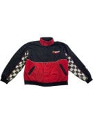 CHASE AUTHENTICS RACING JACKET VINTAGE BLACK RED MENS PRE OWNED M