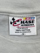 Chase Authentics NASCAR T-Shirt Trevor Bayne 21 Big Print Λευκό Unisex M