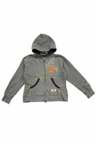 Chase Authentics NASCAR Zip Hoodie Y2K Big Logo Grey Unisex S