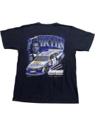 CHASE AUTHENTICS T SHIRT VINTAGE NASCAR MARK MARTIN ΜΑΥΡΟ UNISEX LARGE preowned
