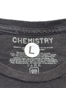 CHEMISTRY ΚΟΝΤΟΜΑΝΙΚΗ ΜΠΛΟΥΖΑ RETRO GRAPHIC ΞΕΘΩΡΙΑΣΜΕΝΟ ΜΑΥΡΟ ΑΝΤΡΙΚΟ PRE OWNED L