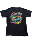 CHEVROLET CAMARO T SHIRT RACING GRAPHIC FADED BLACK ΑΝΤΡΙΚΟ PRE OWNED L