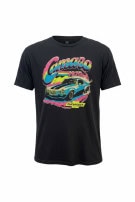 CHEVROLET CAMARO T SHIRT RACING GRAPHIC FADED BLACK ΑΝΤΡΙΚΟ PRE OWNED L