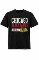 CHICAGO BLACKHAWKS GRAPHIC TEE BLACK ΑΝΤΡΙΚΟ PRE OWNED M