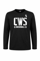 CHICAGO WHITE SOX LONG SLEEVE GRAPHIC TEE BLACK ΑΝΤΡΙΚΟ PRE OWNED 2XL