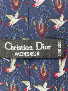 CHRISTIAN DIOR MONSIEUR ΓΡΑΒΑΤΑ VINTAGE NAVY ΑΝΤΡΙΚΟ PRE OWNED