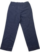 CHRISTIAN DIOR MONSIEUR PLEATED TROUSERS CLASSIC NAVY MENS PRE OWNED L