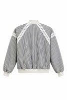 1980s CHRISTIAN DIOR MONSIEUR ΖΑΚΕΤΑ ΜΕ ΦΕΡΜΟΥΑΡ VINTAGE ΓΚΡΙ OFF WHITE ΑΝΤΡΙΚΟ PRE OWNED L