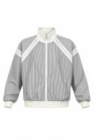 1980s CHRISTIAN DIOR MONSIEUR ΖΑΚΕΤΑ ΜΕ ΦΕΡΜΟΥΑΡ VINTAGE ΓΚΡΙ OFF WHITE ΑΝΤΡΙΚΟ PRE OWNED L