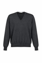 1990S CHRISTIAN DIOR MAGLIONE CON SCOLLO A V MINIMAL GRIGIO UOMO PRE OWNED L