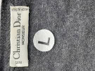 1990S CHRISTIAN DIOR MAGLIONE CON SCOLLO A V MINIMAL GRIGIO UOMO PRE OWNED L