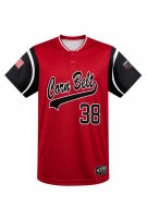 CISCO BASEBALL SHIRT SPORTS RED MEN PRE OWNED XL