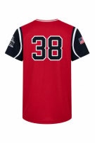 CISCO BASEBALL SHIRT SPORTS RED MEN PRE OWNED XL
