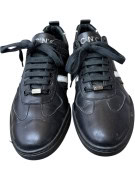 CNC Costume National Leather Sneakers Black Low Top Women’s EU 37