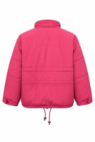 DIADORA PUFFER JACKET SPORTSWEAR PINK WOMEN PRE OWNED L